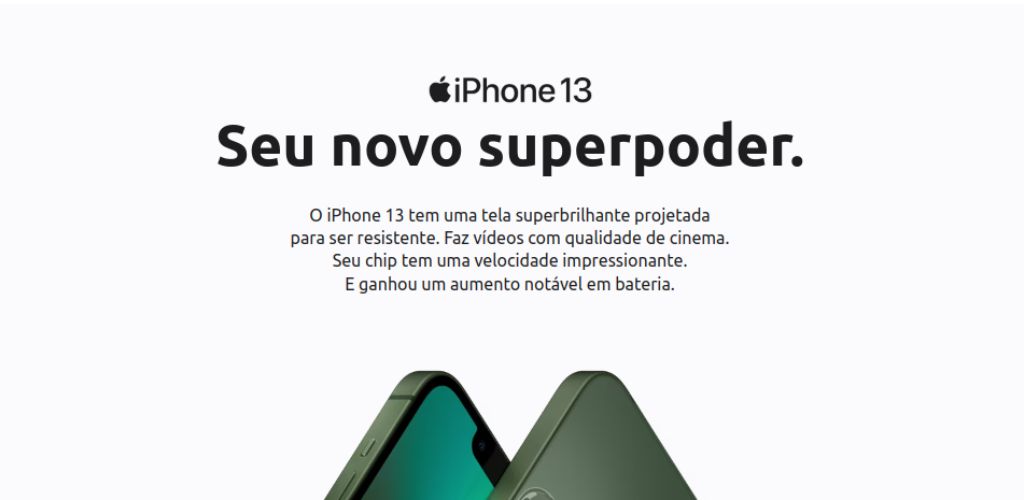 APPLE IPHONE 13 128 GB MEIA NOITE