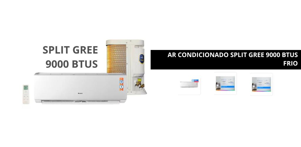 AR CONDICIONADO SPLIT GREE 9000 BTUS FRIO